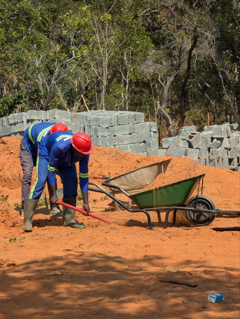 Building the Future: 2x3 Classroom Block Underway in Manyinga